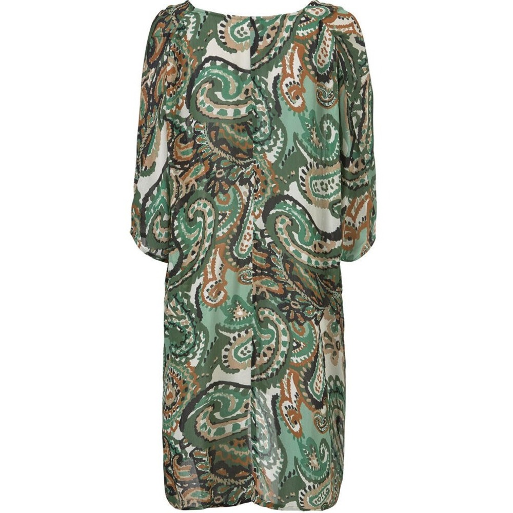 Masai Copenhagen Women's‎ Gealis Bohemian Style Tunic Stone Green Small
